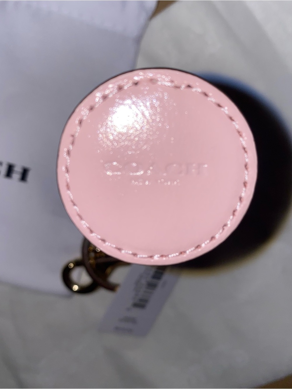 Coach Leather Lipstick Case Bag Charm New - Picture 5 of 12